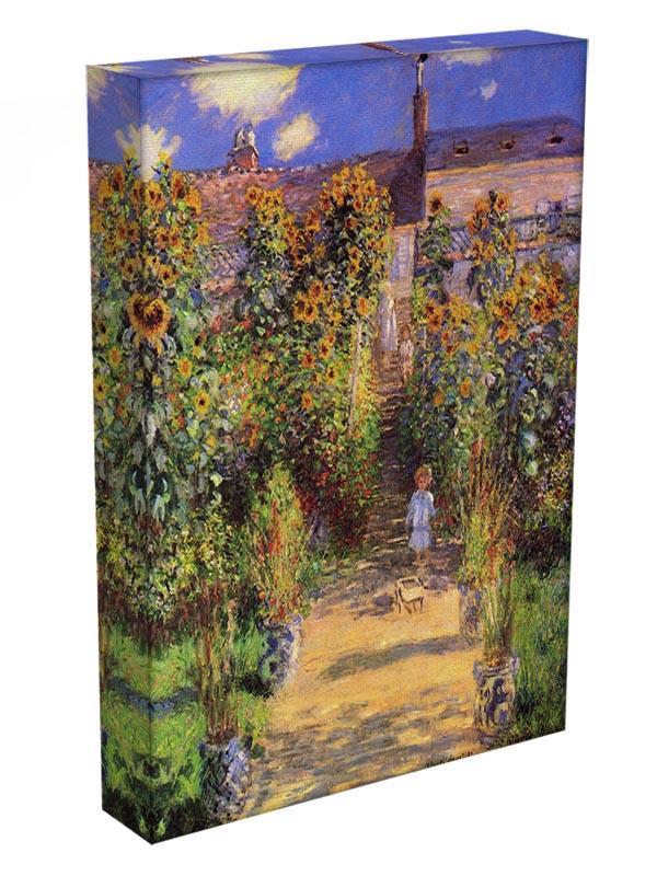 Seine bank at Vetheuil by Monet Canvas Print & Poster - Canvas Art Rocks - 3