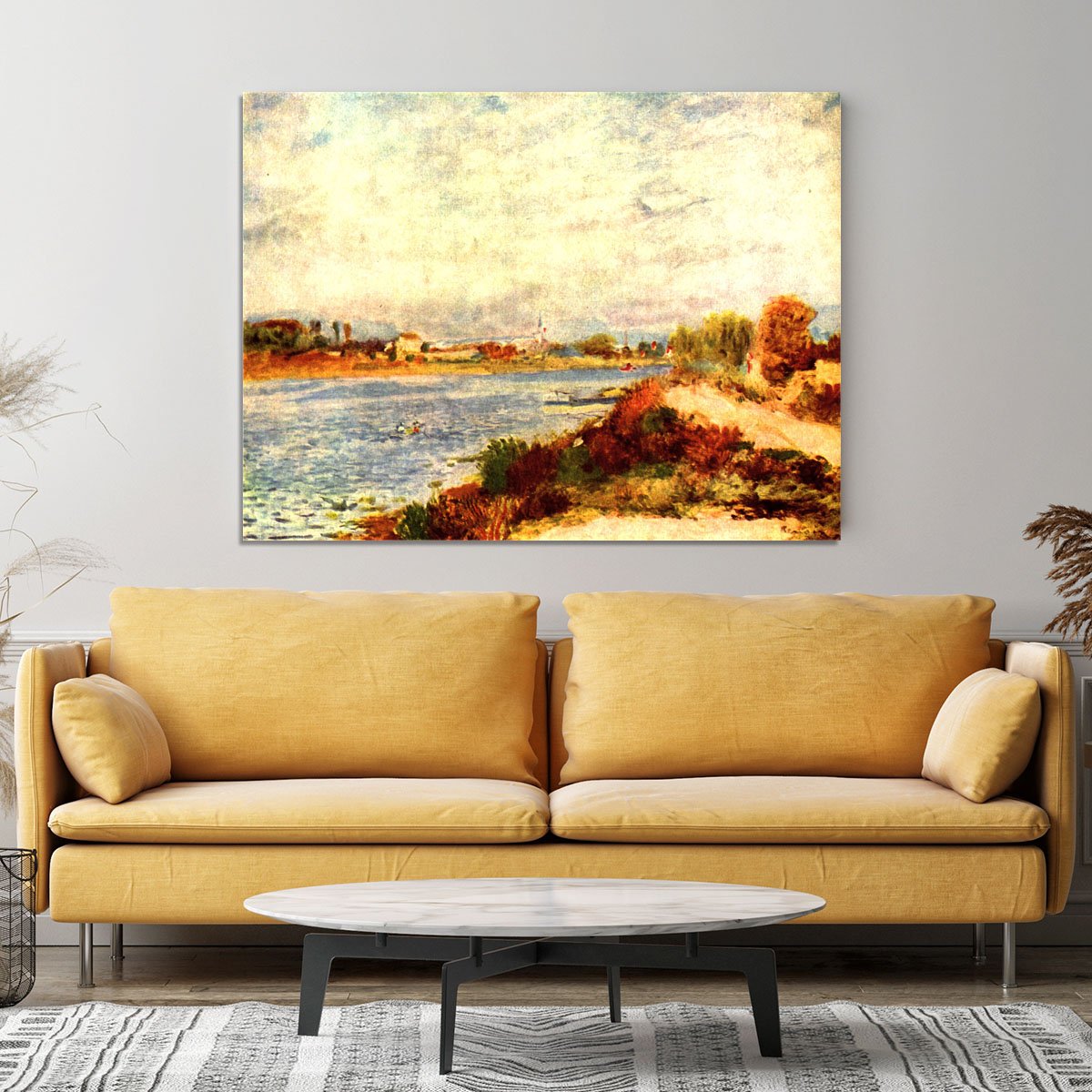 Seine in Argenteuil by Renoir Canvas Print or Poster