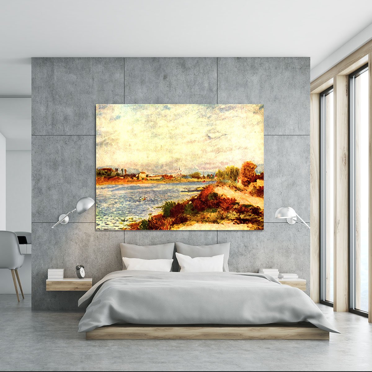 Seine in Argenteuil by Renoir Canvas Print or Poster