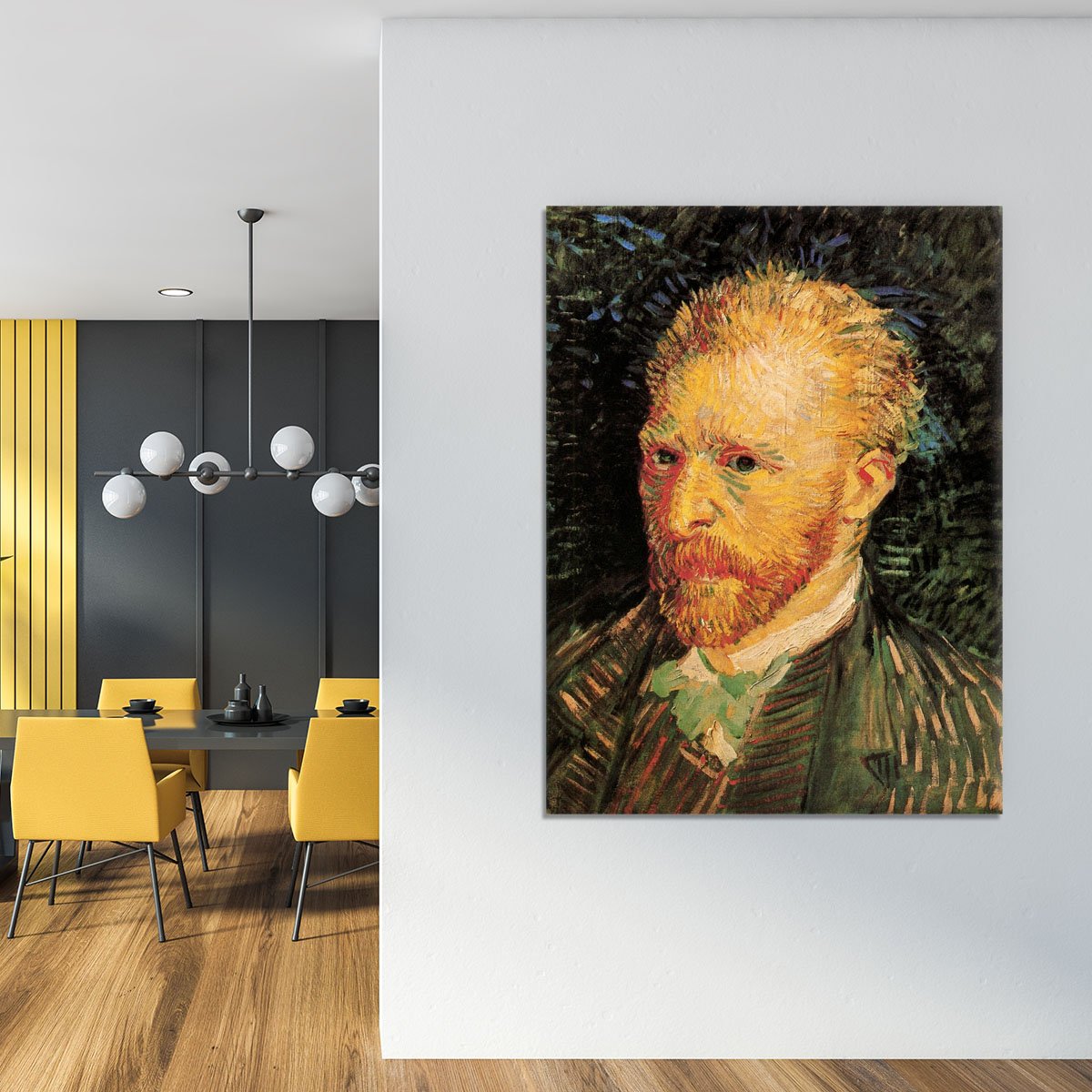 Self-Portrait 10 by Van Gogh Canvas Print or Poster