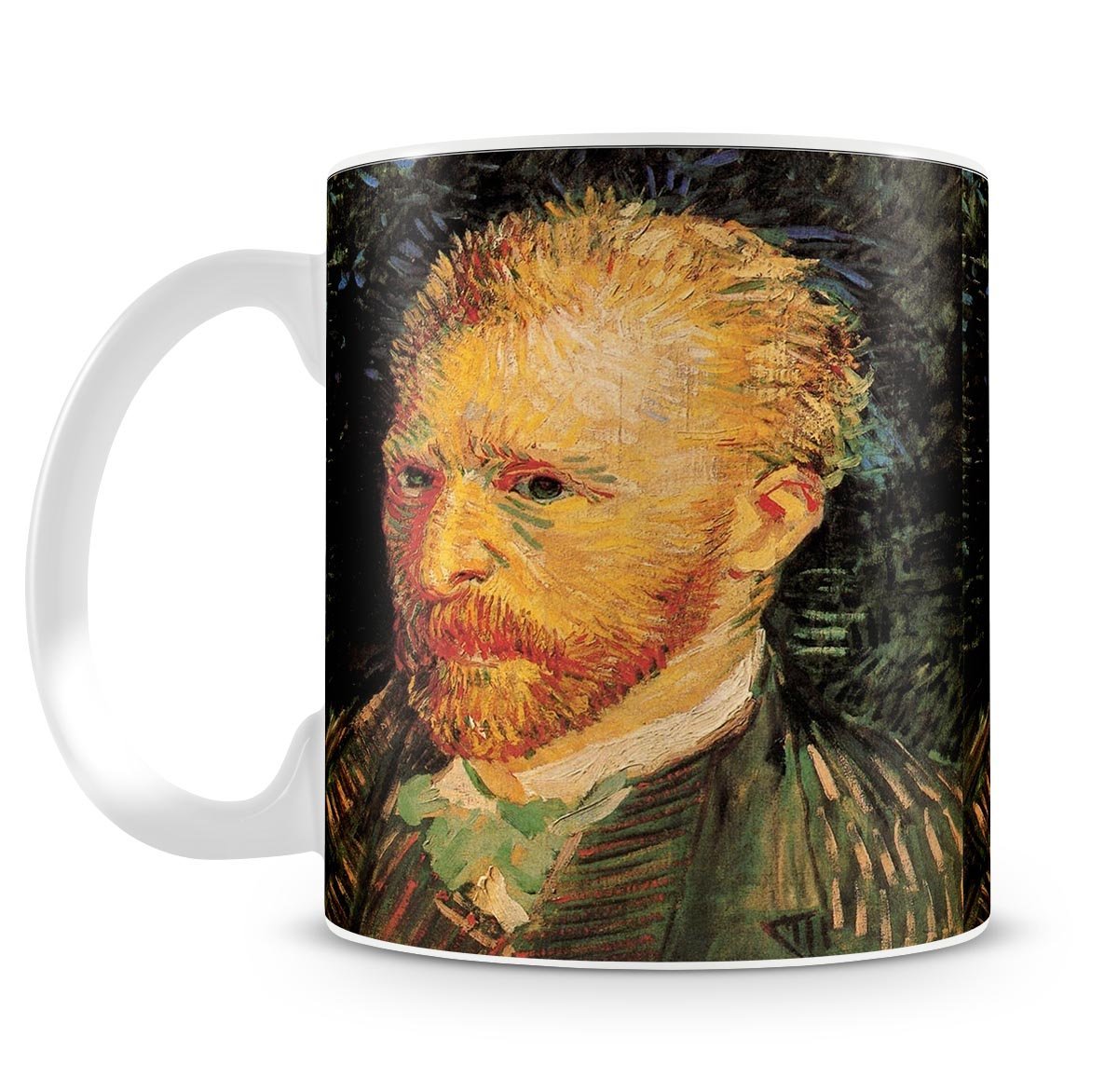 Self-Portrait 10 by Van Gogh Mug - Canvas Art Rocks - 4