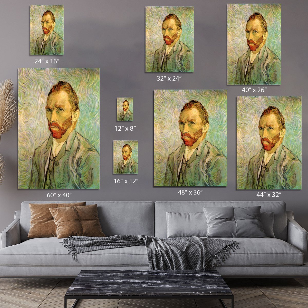 Self-Portrait 2 by Van Gogh Canvas Print or Poster