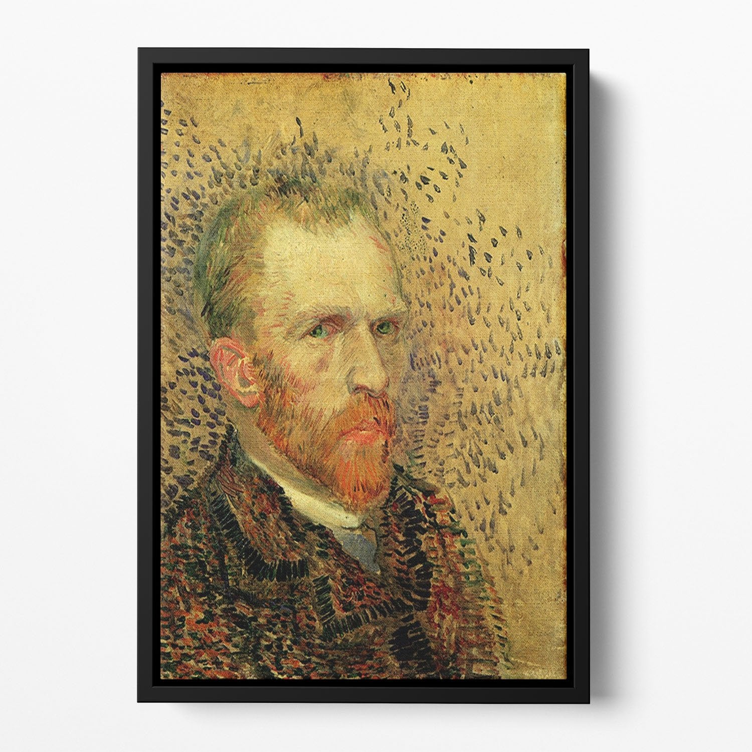 Self-Portrait 5 by Van Gogh Floating Framed Canvas
