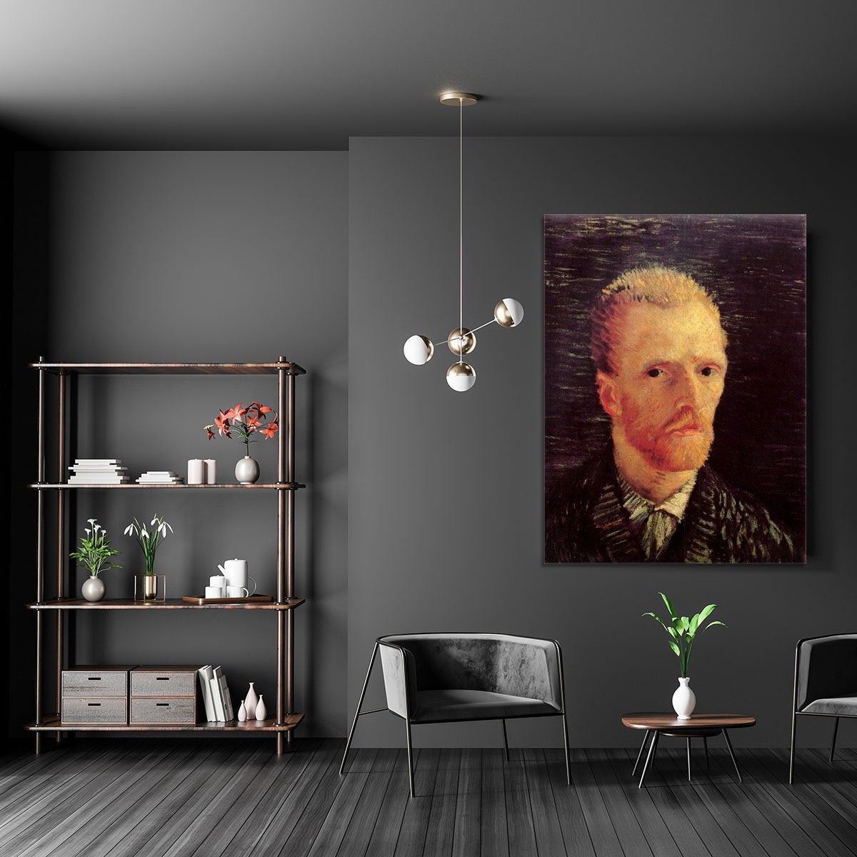 Self-Portrait 6 by Van Gogh Canvas Print or Poster