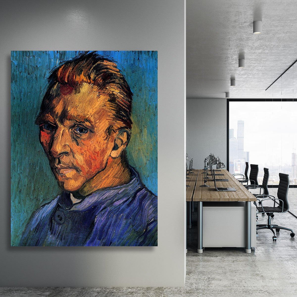 Self-Portrait by Van Gogh Canvas Print or Poster