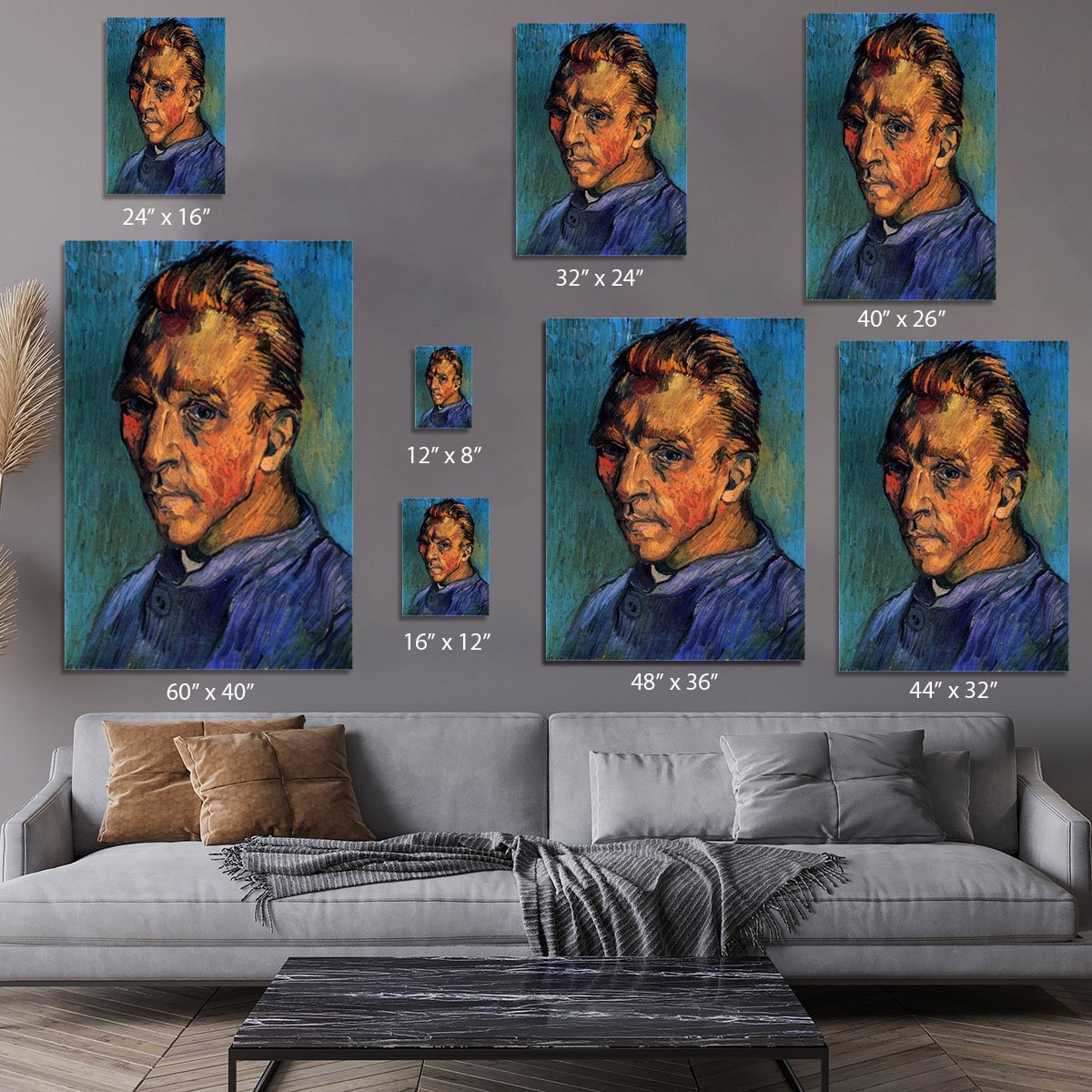 Self-Portrait by Van Gogh Canvas Print or Poster