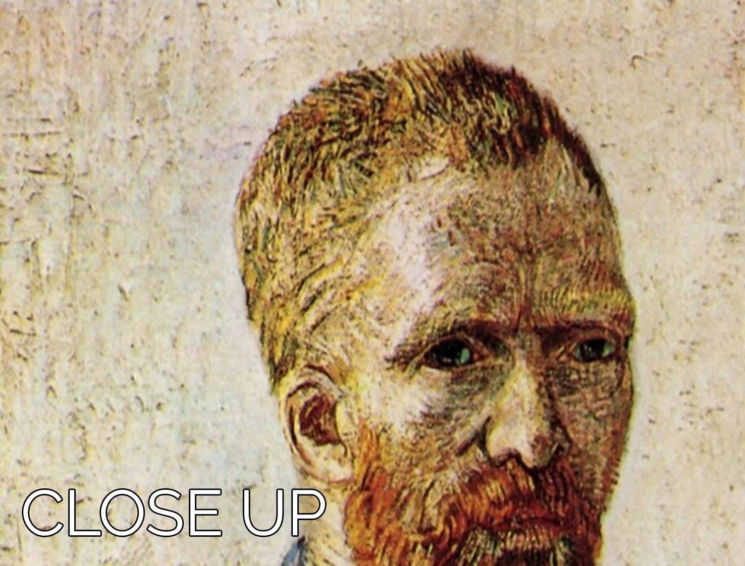 Self-Portrait in Front of the Easel by Van Gogh 3 Split Panel Canvas Print - Canvas Art Rocks - 3