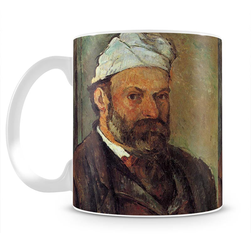 Self-portrait with a white turban by Cezanne Mug - Canvas Art Rocks - 1