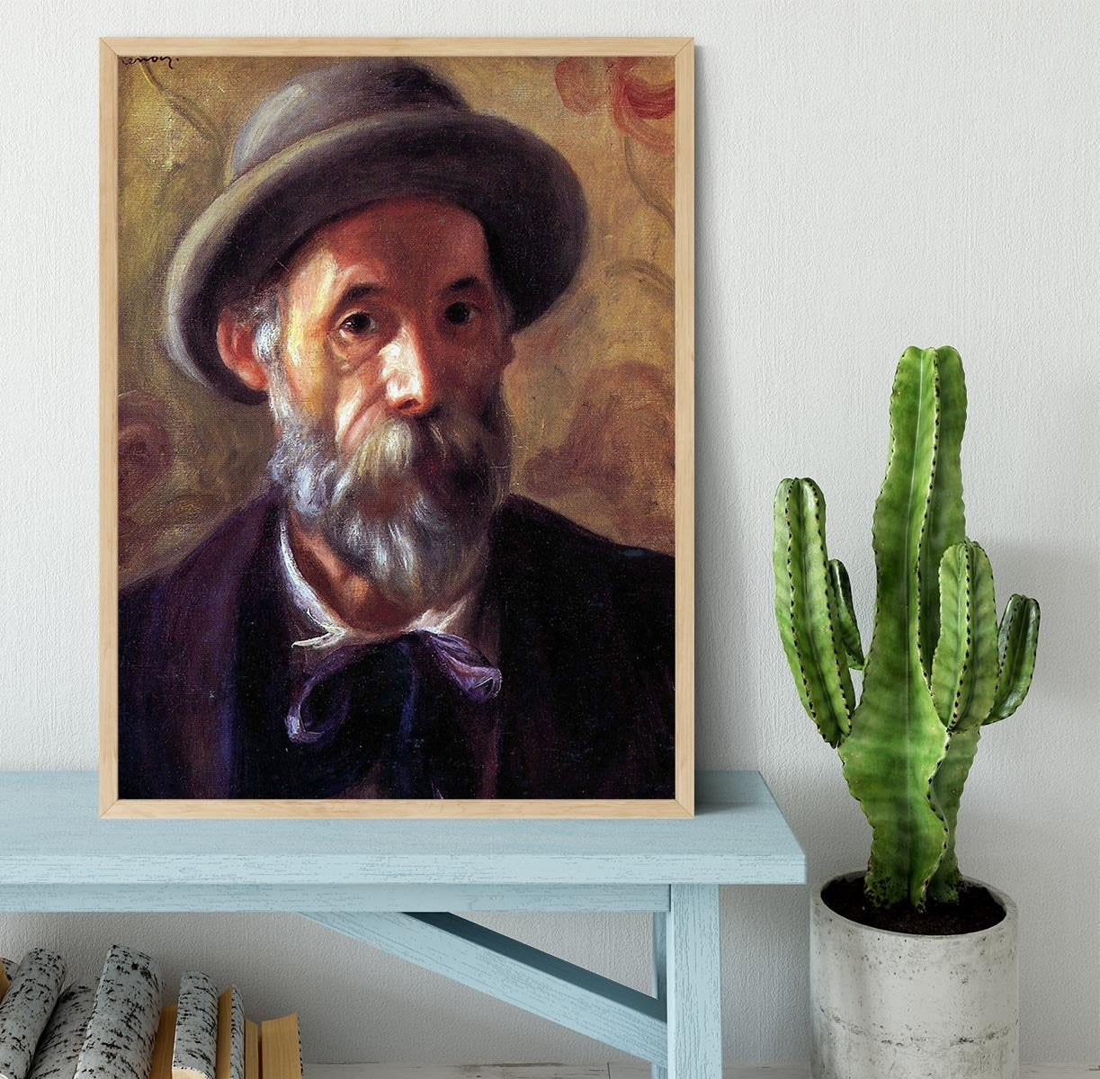 Self Portrait 1 by Renoir Framed Print - Canvas Art Rocks - 4