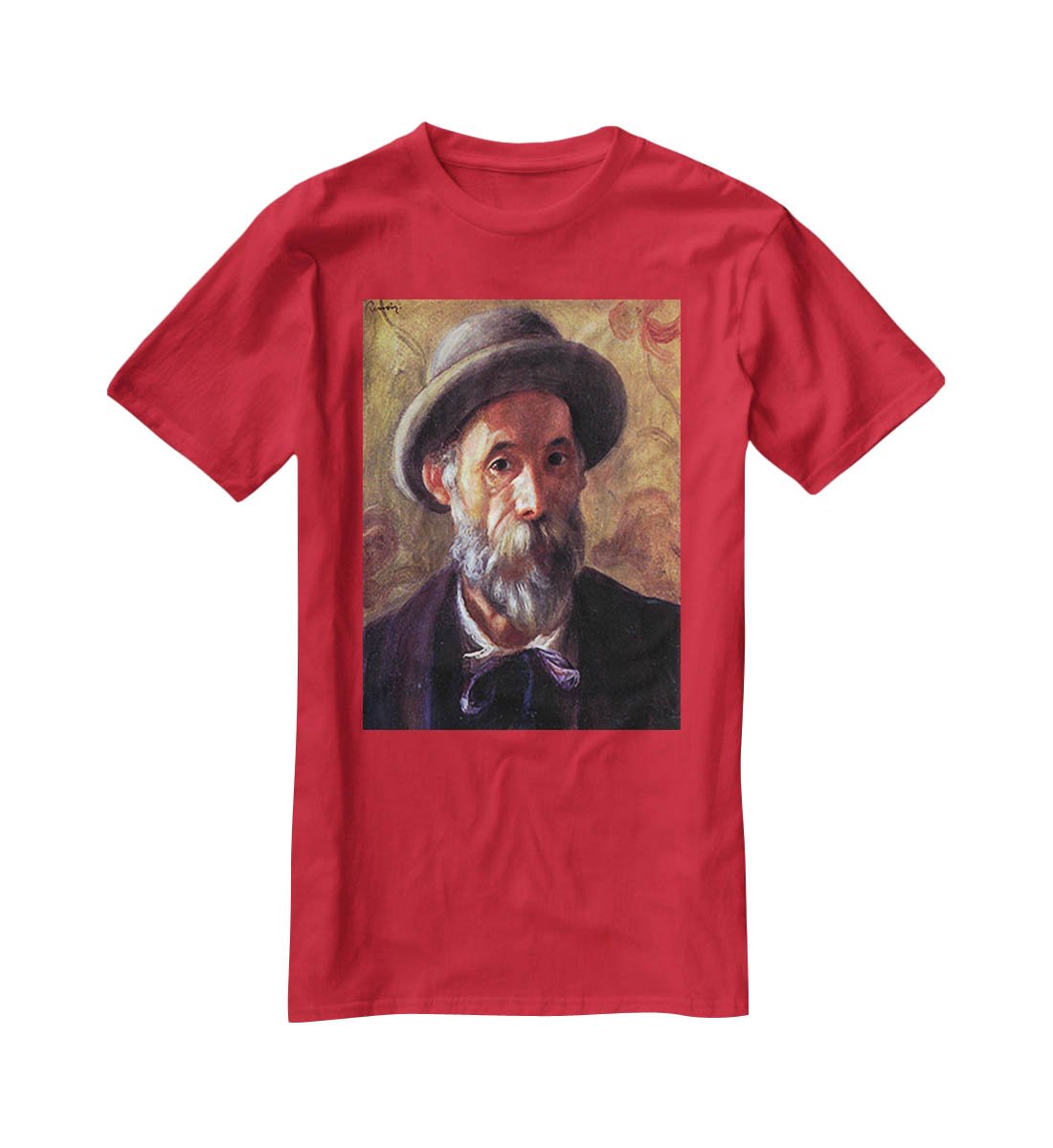 Self Portrait 1 by Renoir T-Shirt - Canvas Art Rocks - 4