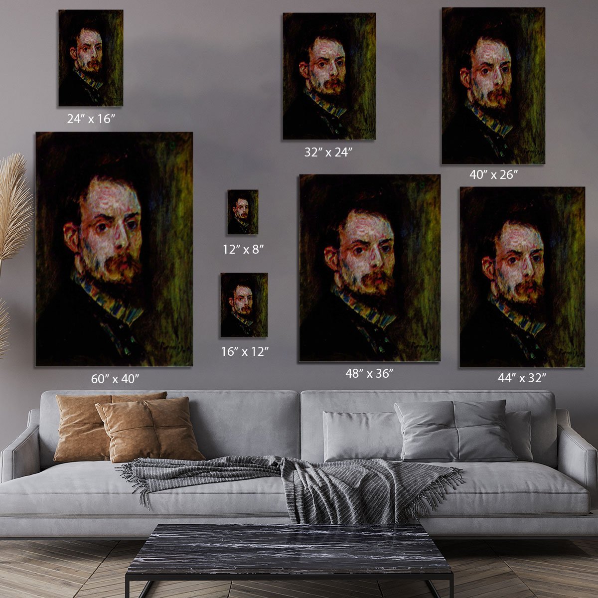 Self Portrait 2 by Renoir Canvas Print or Poster