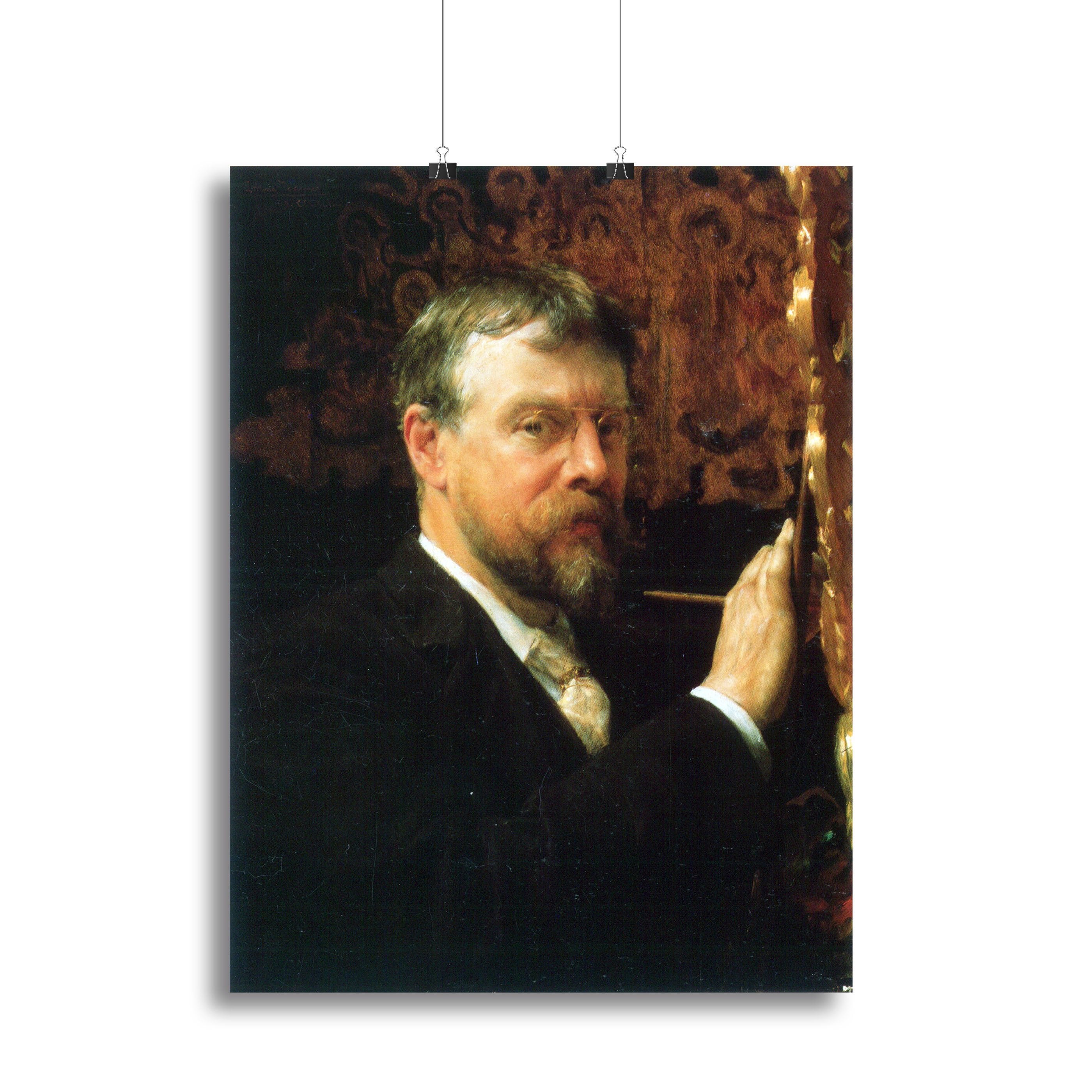 Self Portrait by Alma Tadema Canvas Print or Poster