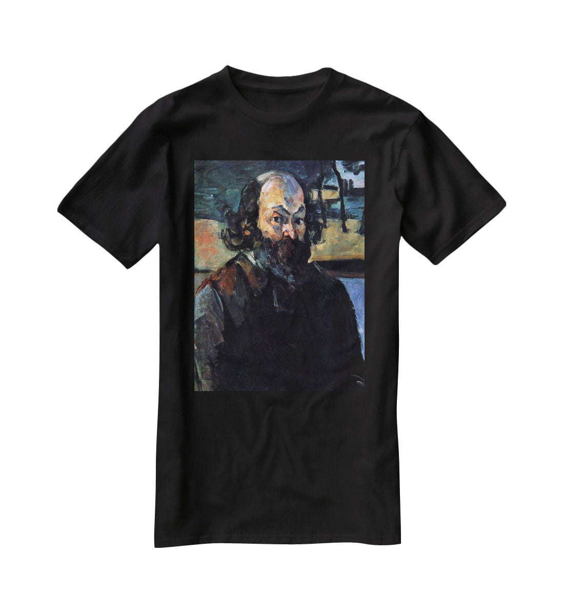 Self Portrait of Cezanne by Cezanne T-Shirt - Canvas Art Rocks - 1