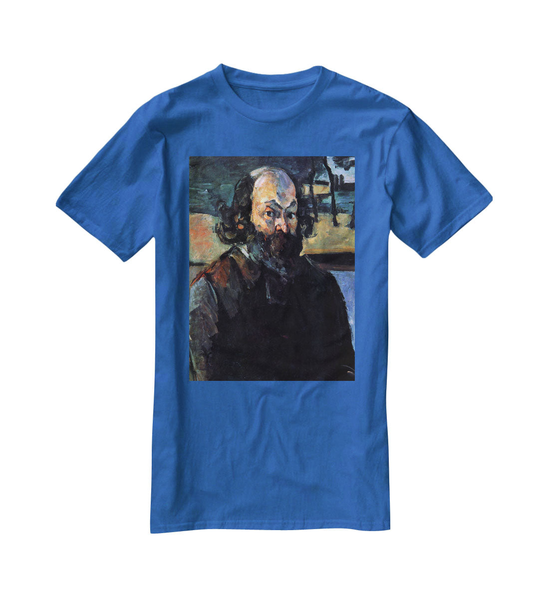 Self Portrait of Cezanne by Cezanne T-Shirt - Canvas Art Rocks - 2
