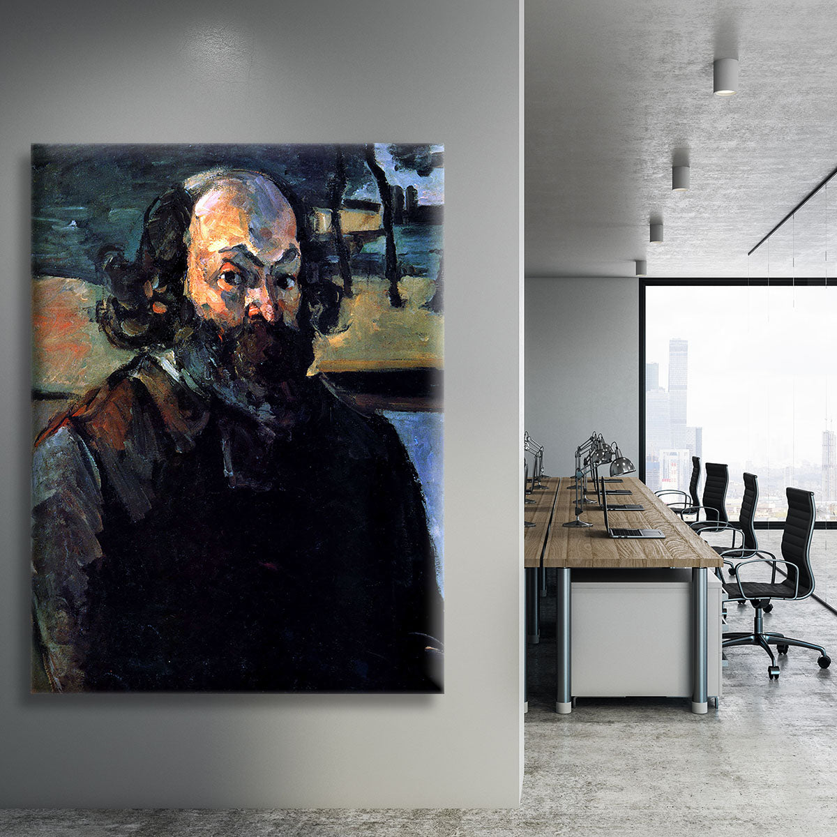 Self Portrait of Cezanne by Cezanne Canvas Print or Poster - Canvas Art Rocks - 3