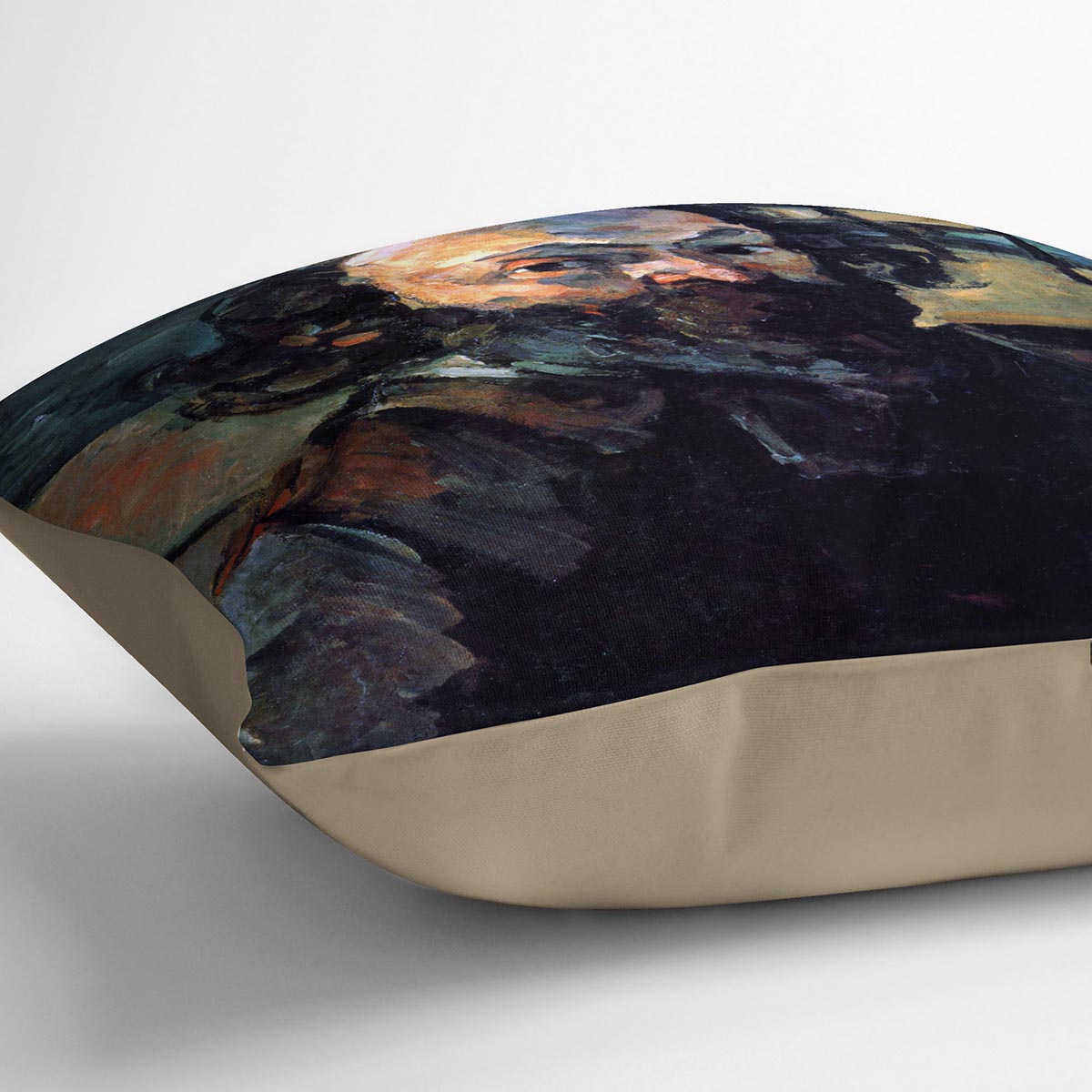 Self Portrait of Cezanne by Cezanne Cushion - Canvas Art Rocks - 2