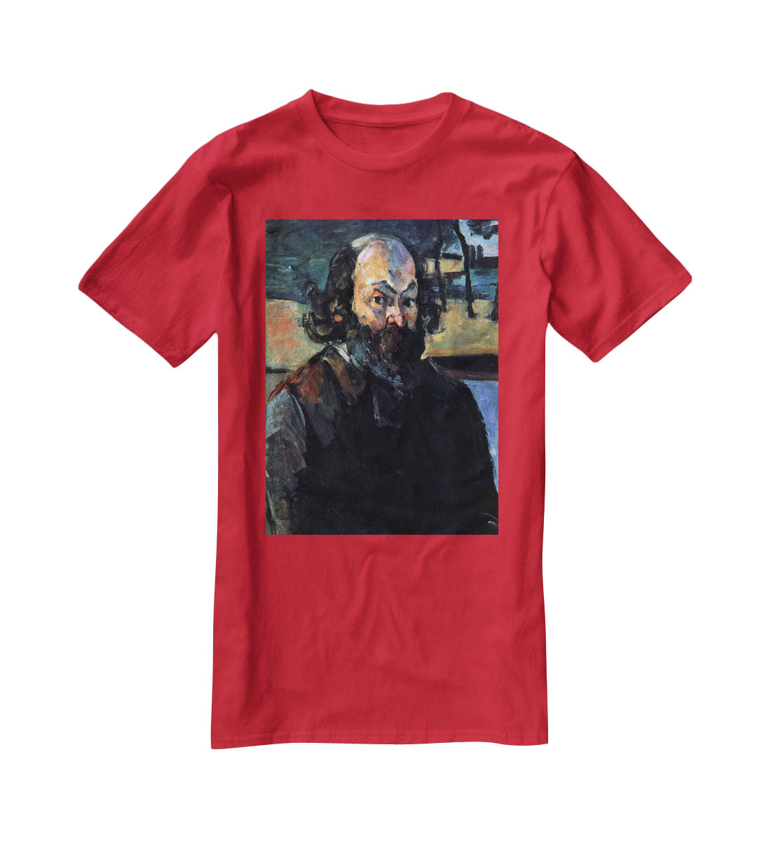 Self Portrait of Cezanne by Cezanne T-Shirt - Canvas Art Rocks - 4