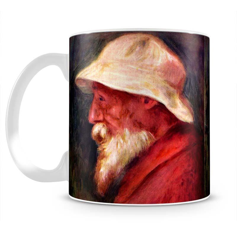 Selfportrait with white hat by Renoir Mug - Canvas Art Rocks - 2