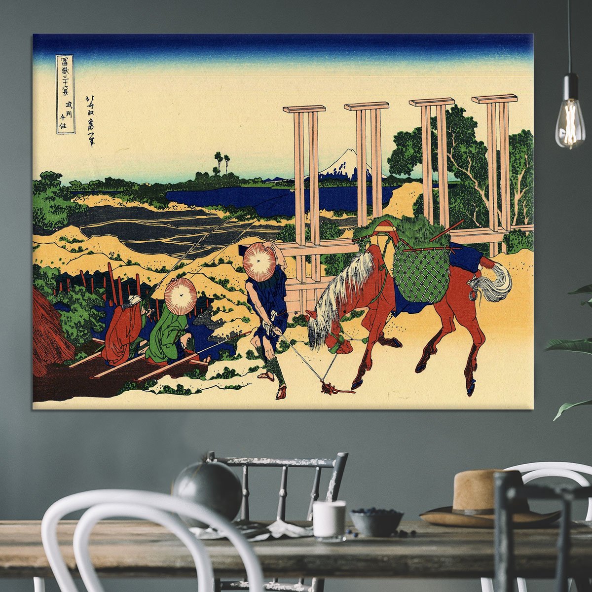 Senju by Hokusai Canvas Print or Poster