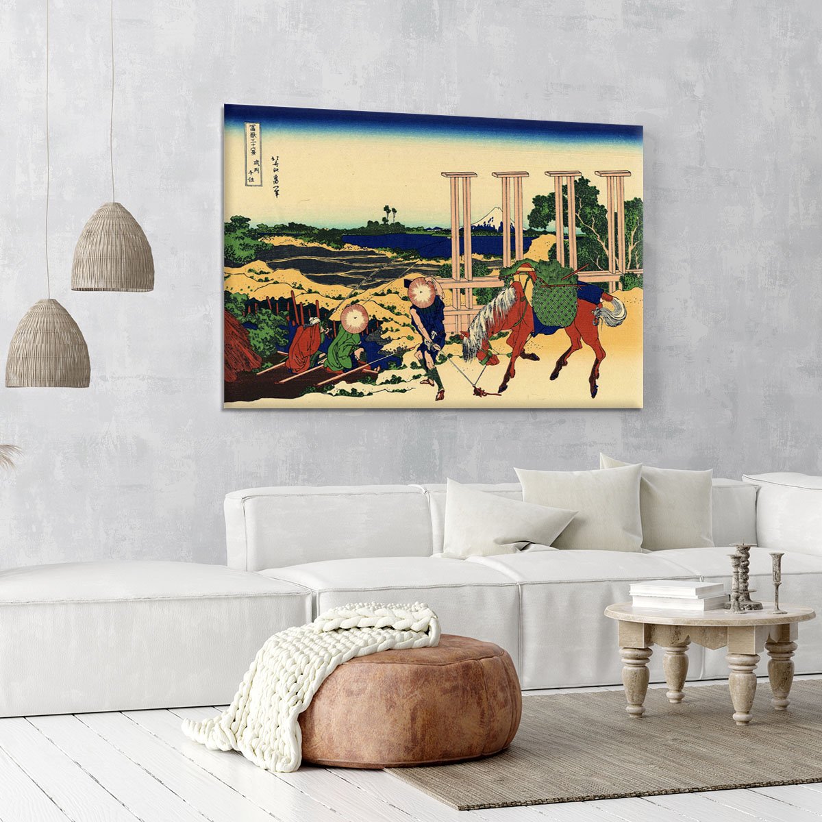 Senju by Hokusai Canvas Print or Poster