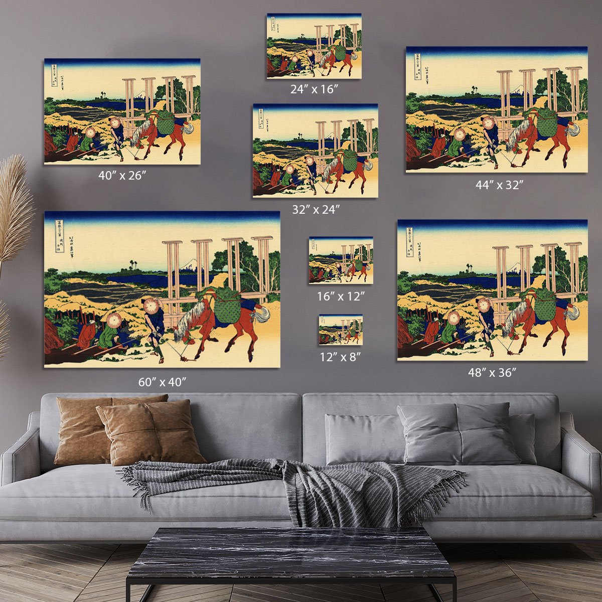 Senju by Hokusai Canvas Print or Poster