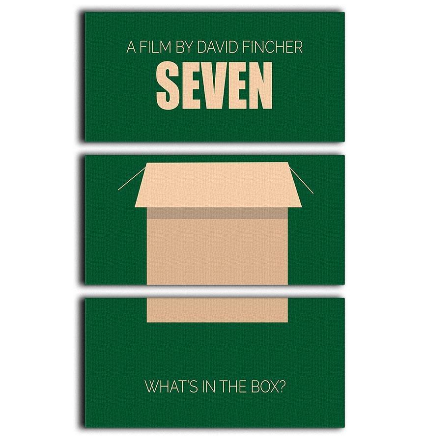 Seven Minimal Movie 3 Split Panel Canvas Print - Canvas Art Rocks - 1