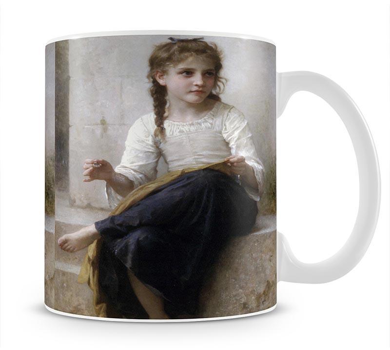 Sewing By Bouguereau Mug - Canvas Art Rocks - 1