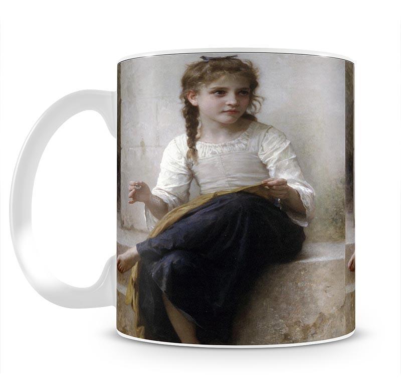 Sewing By Bouguereau Mug - Canvas Art Rocks - 2