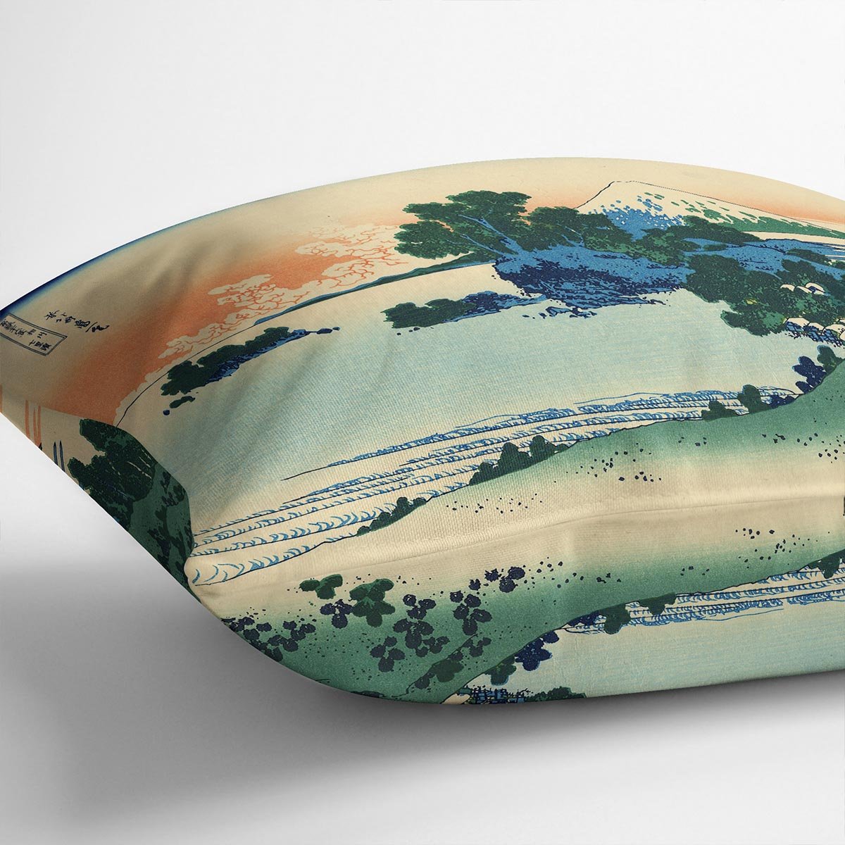 Shichiri beach in Sagami province by Hokusai Throw Pillow