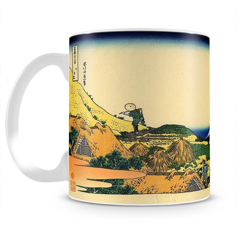 Shimomeguro by Hokusai Mug - Canvas Art Rocks - 2