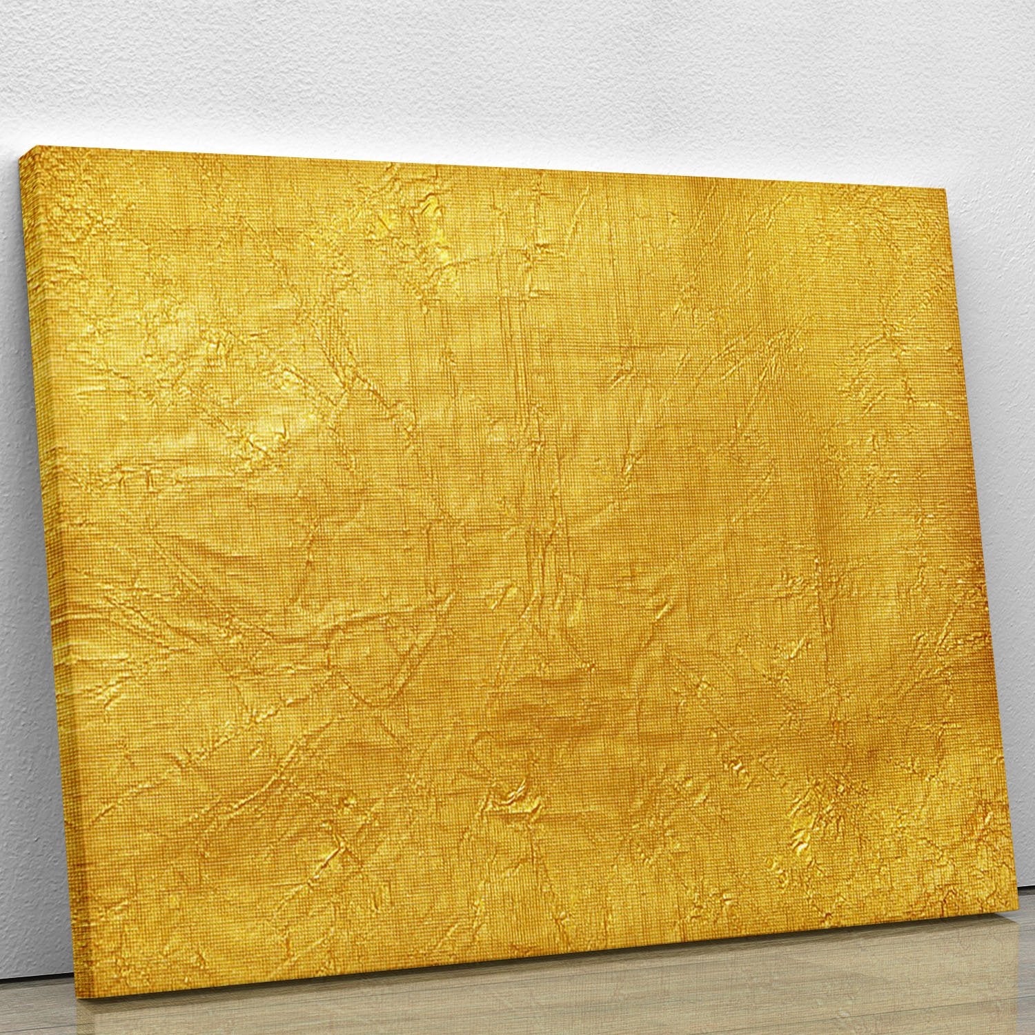 Shiny yellow leaf Canvas Print or Poster