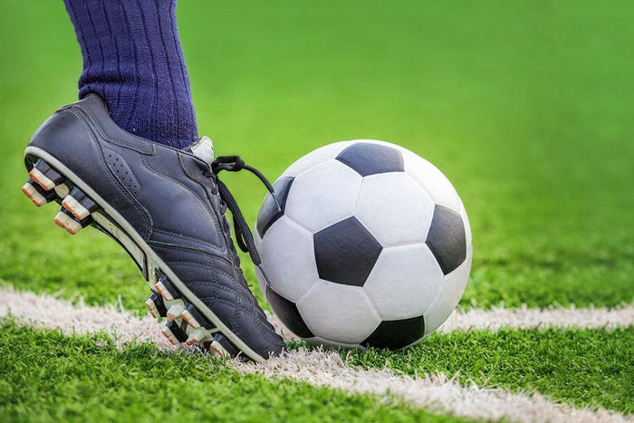 Shoot a soccer ball Wall Mural Wallpaper