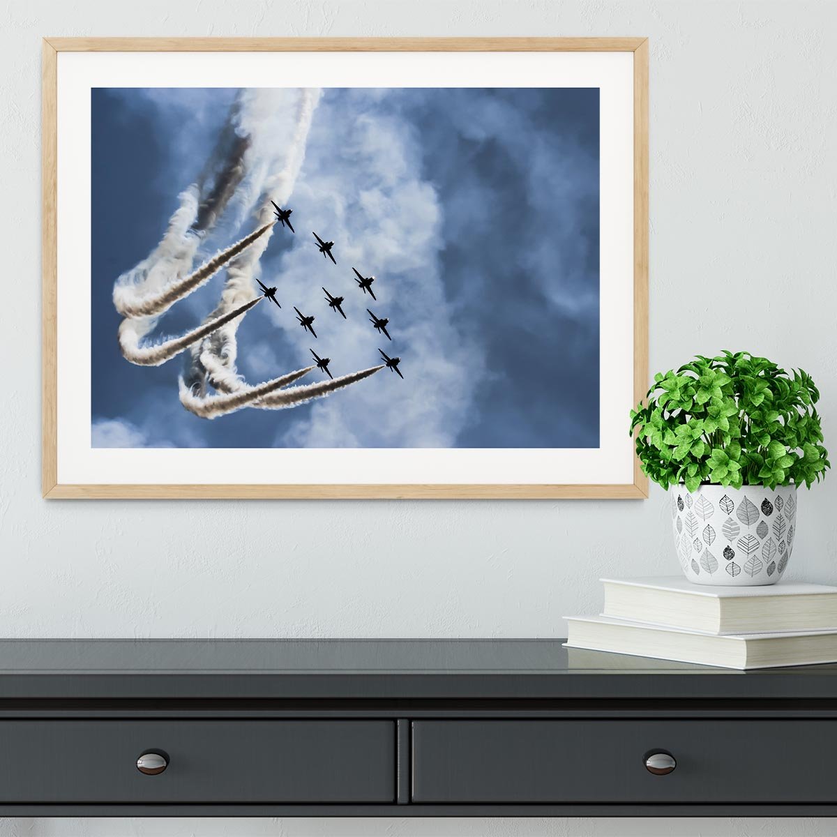 Show of force jets Framed Print - Canvas Art Rocks - 3
