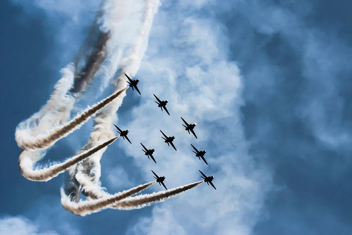 Show of force jets Wall Mural Wallpaper