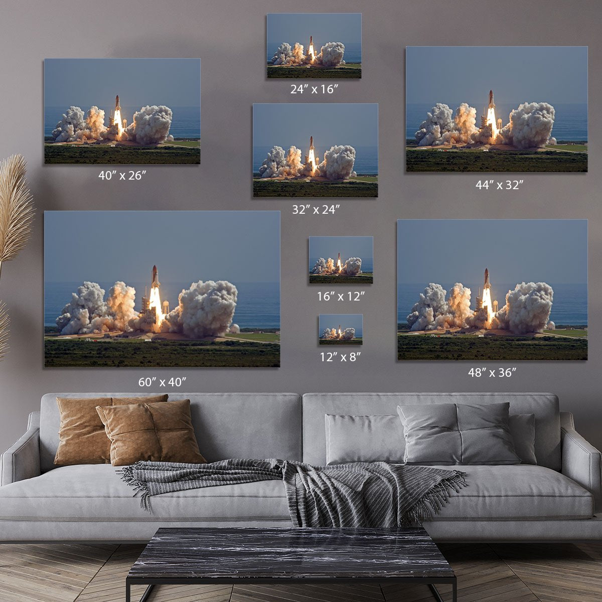 Shuttle Endeavour Launch Canvas Print or Poster
