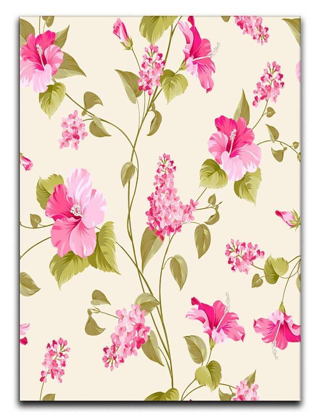 Siringa and hibiscus flower Canvas Print or Poster  - Canvas Art Rocks - 1