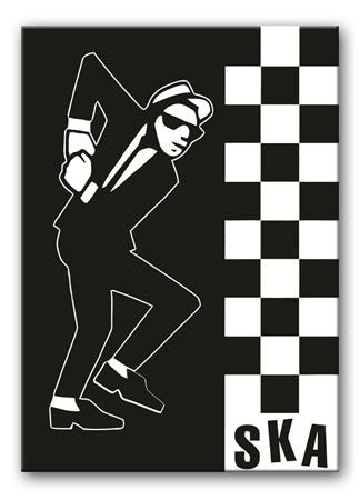 Ska Man Dancing Print - Canvas Art Rocks - 1