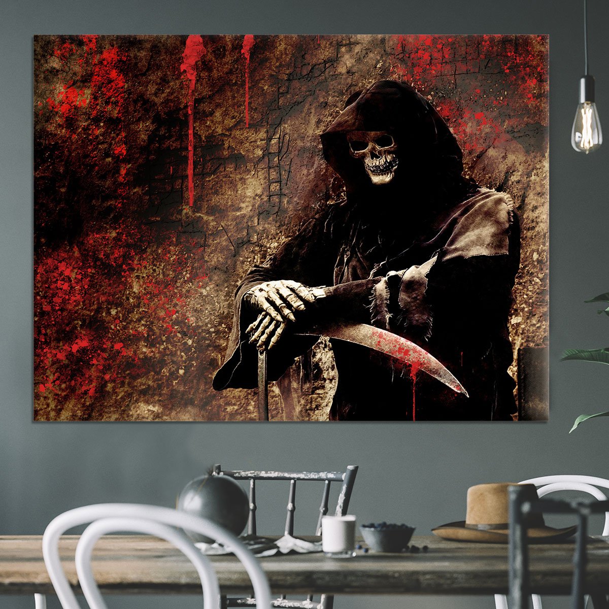 Skeleton Canvas Print or Poster