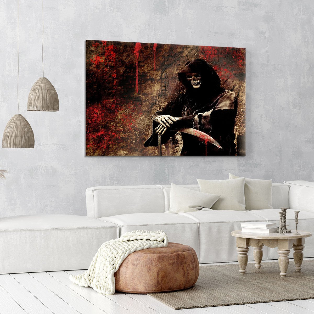 Skeleton Canvas Print or Poster