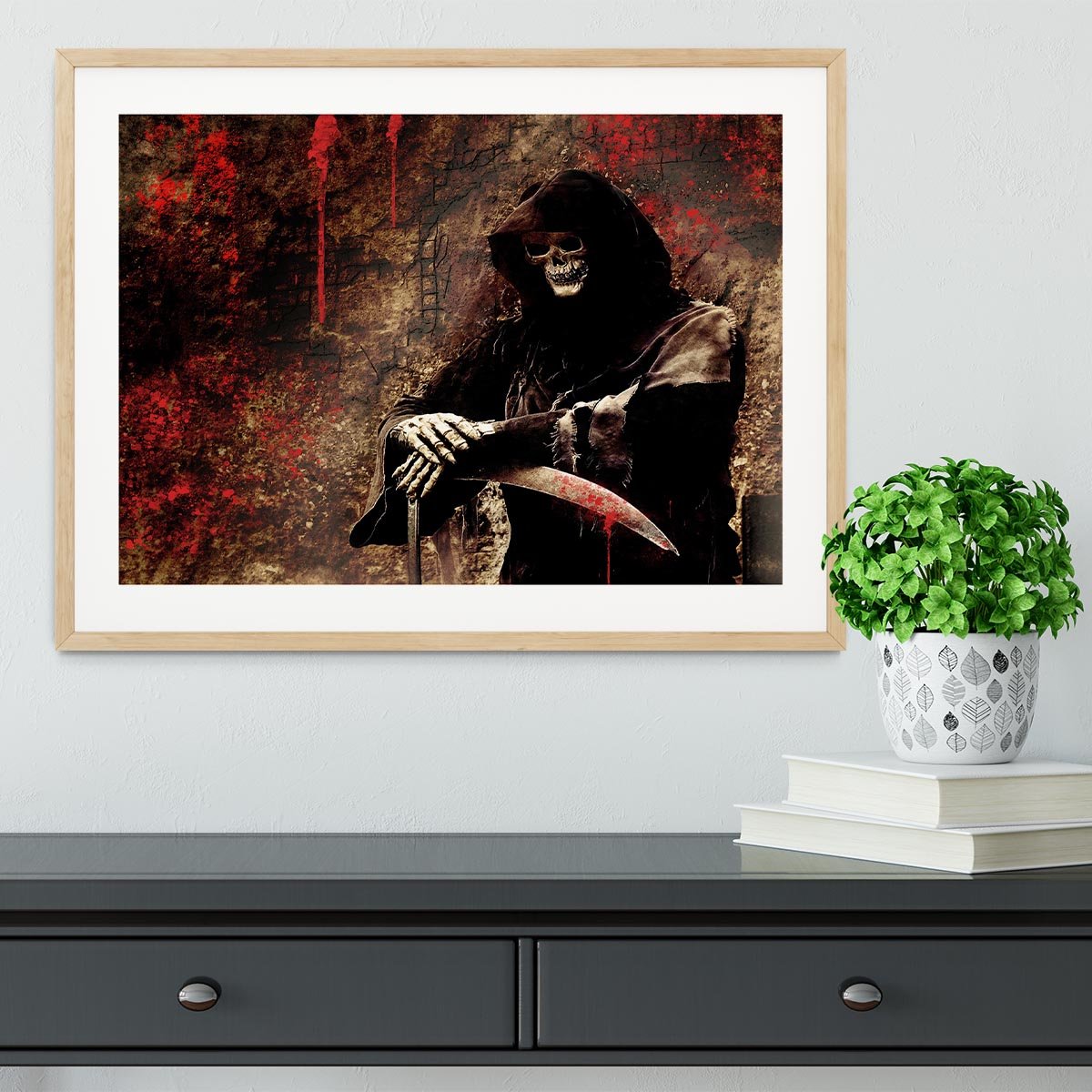 Skeleton Framed Print - Canvas Art Rocks - 3