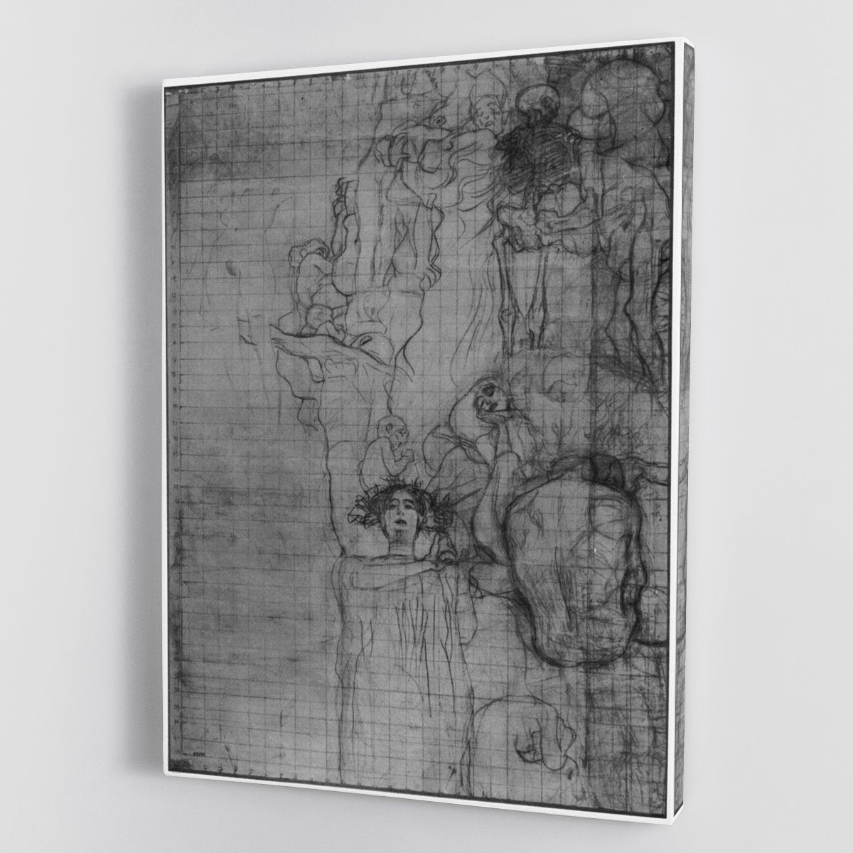 Sketch of Medicine by Klimt Canvas Print or Poster