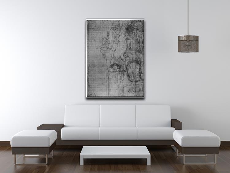 Sketch of Medicine by Klimt Canvas Print or Poster - Canvas Art Rocks - 4