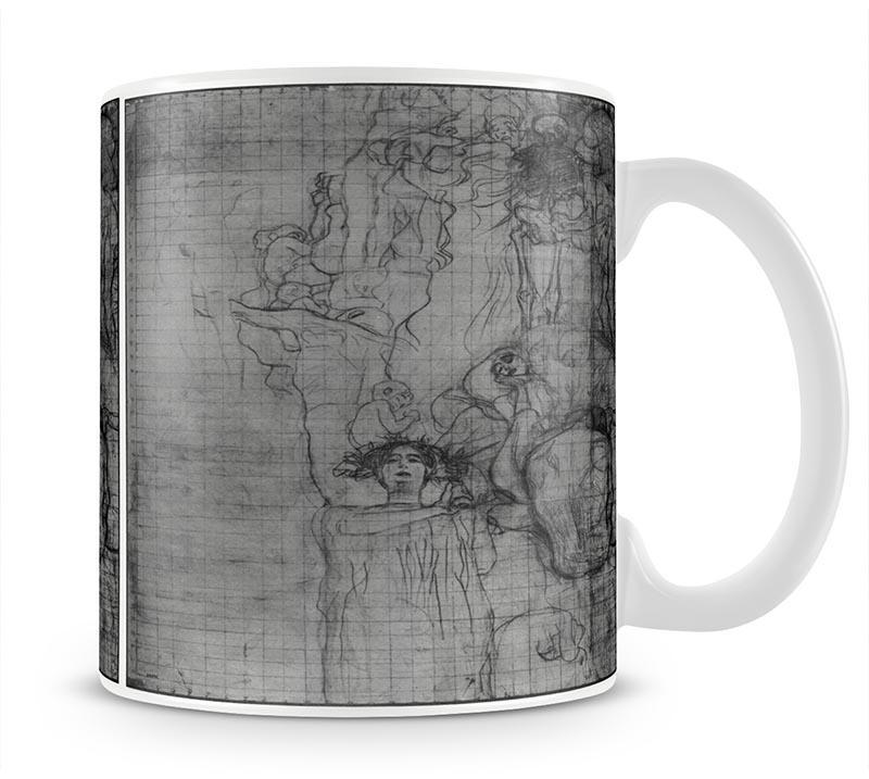 Sketch of Medicine by Klimt Mug - Canvas Art Rocks - 1