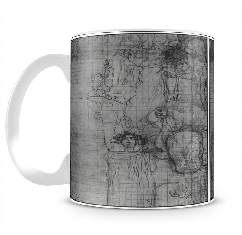 Sketch of Medicine by Klimt Mug - Canvas Art Rocks - 2