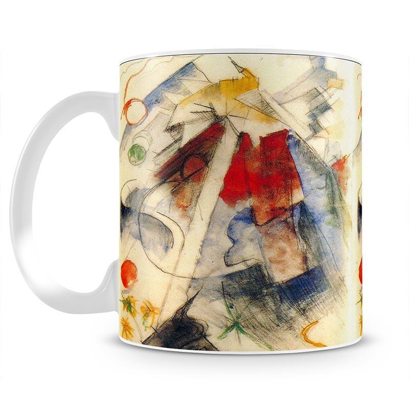 Sketch of the Brenner road 1 by Franz Marc Mug - Canvas Art Rocks - 2