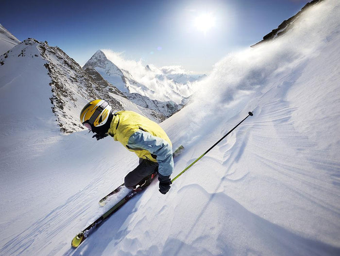 Skier Wall Mural Wallpaper