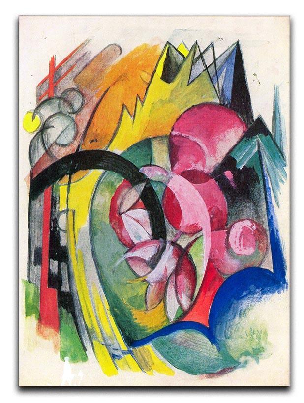Small composition II by Franz Marc Canvas Print or Poster  - Canvas Art Rocks - 1