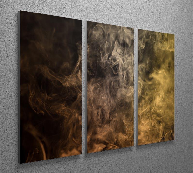 Smoke Art 3 Split Panel Canvas Print - Canvas Art Rocks - 2