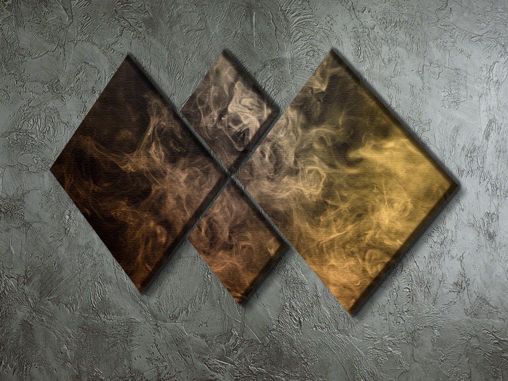 Smoke Art 4 Square Multi Panel Canvas - Canvas Art Rocks - 2