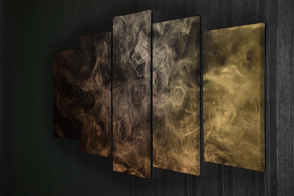 Smoke Art 5 Split Panel Canvas - Canvas Art Rocks - 2